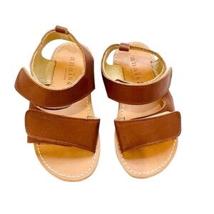Anais & I kids leather unisex summer sandals. NWT